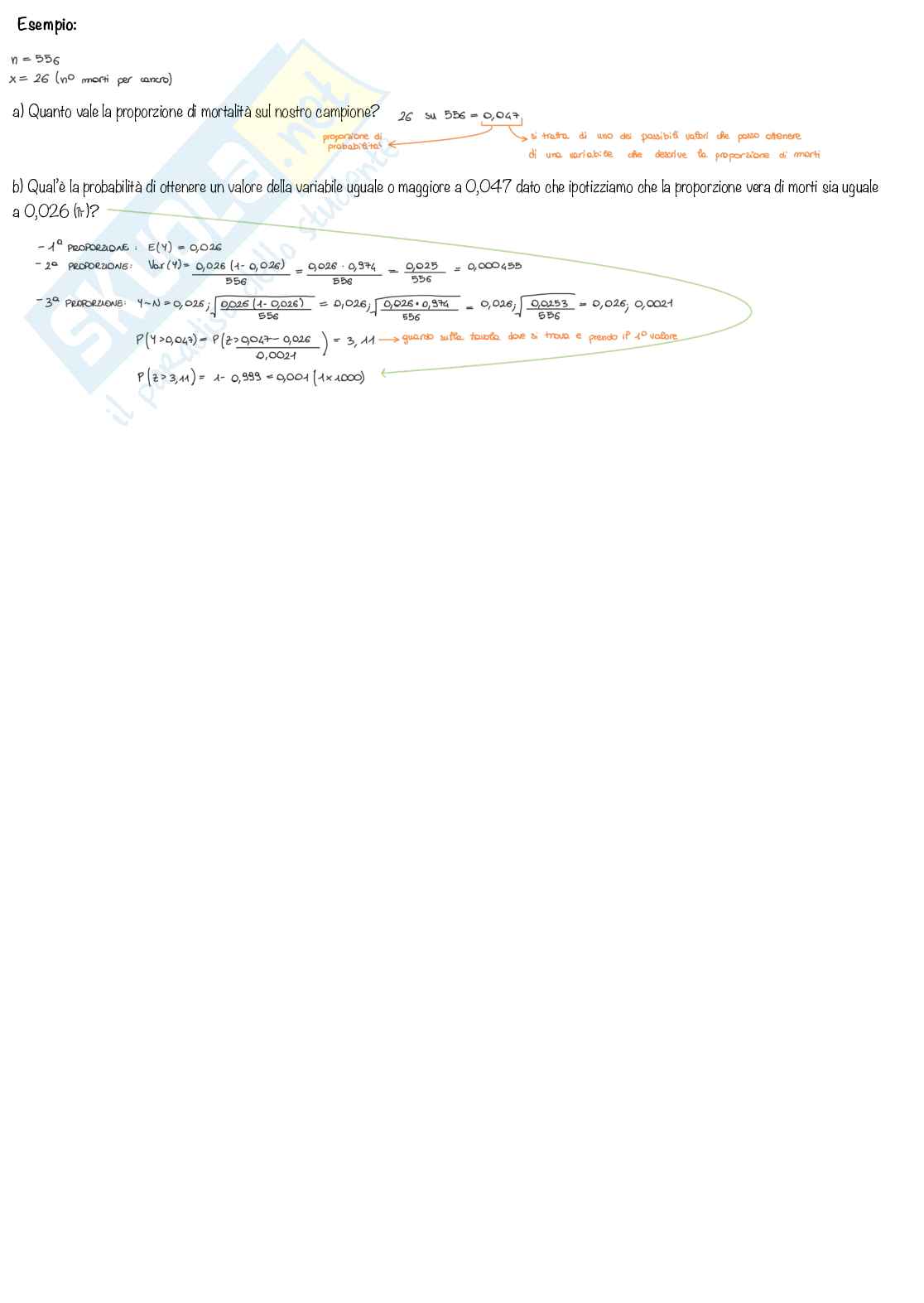 Statistica ed epidemiologia medica (parte1) Pag. 31