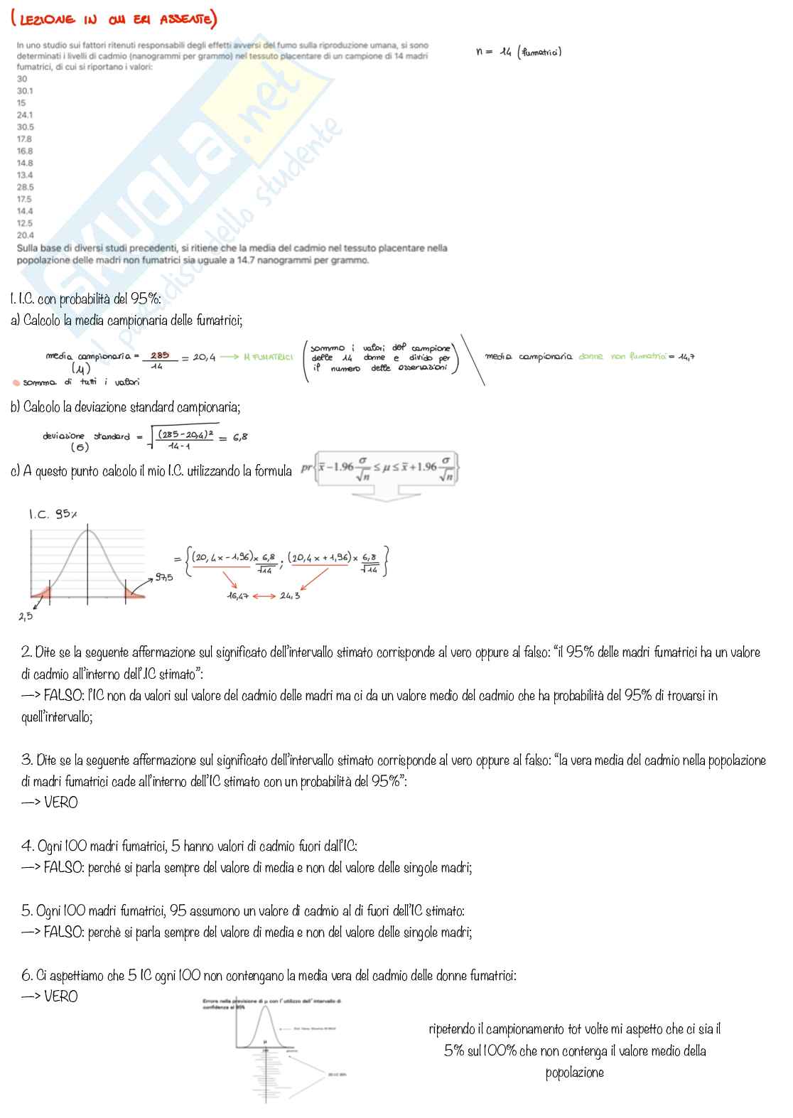 Statistica ed epidemiologia medica (parte1) Pag. 36