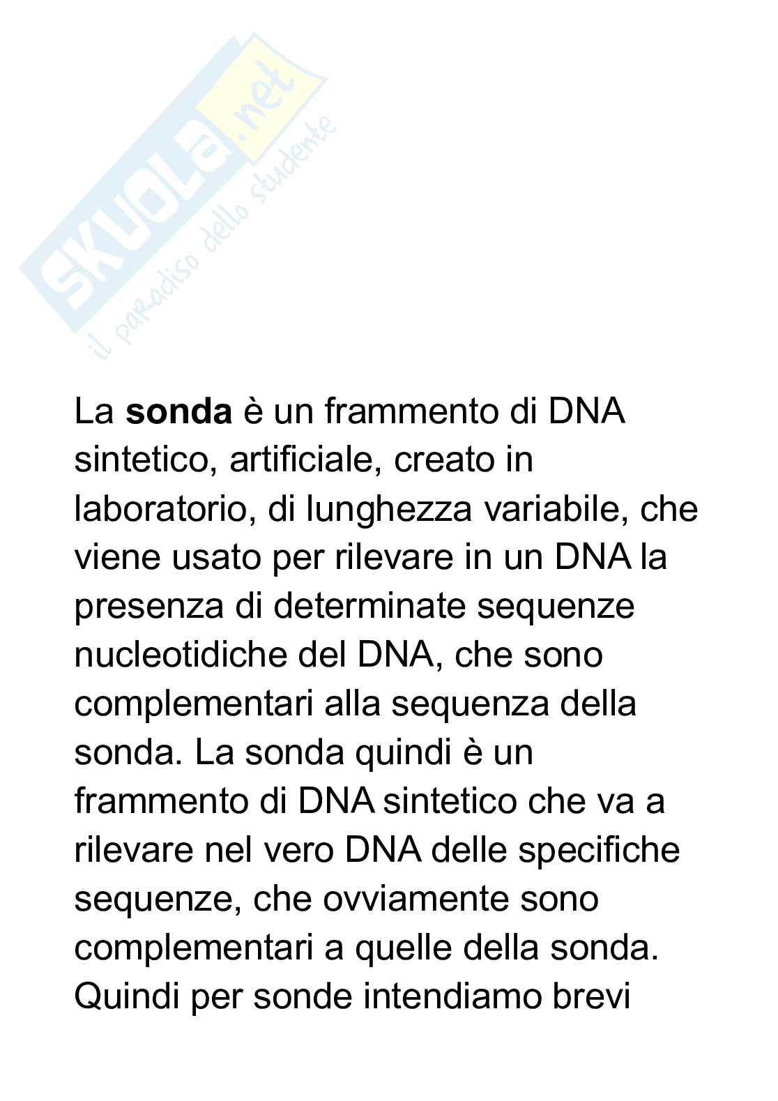 Schemi di Biologia molecolare  Pag. 1