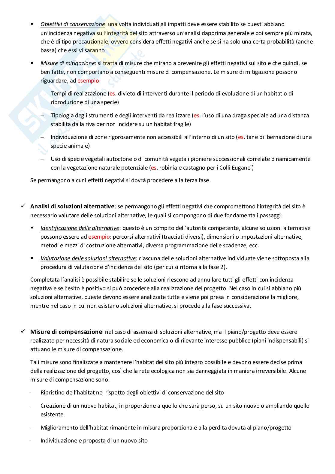 Pianificazione ecologica del territorio Pag. 11