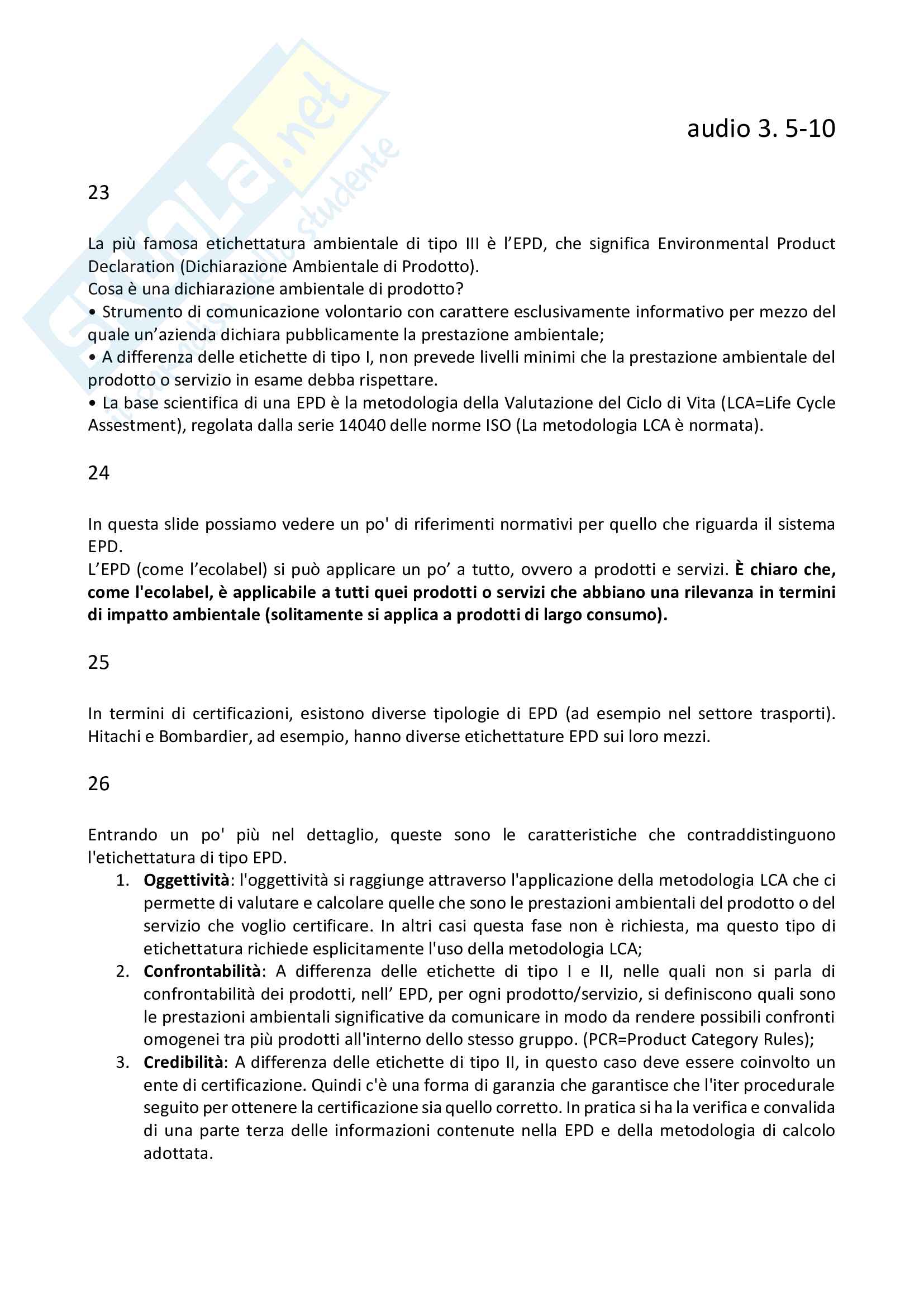 Appunti di Progettazione Eco-Sostenibile dei Prodotti e dei Processi Industriali Pag. 21