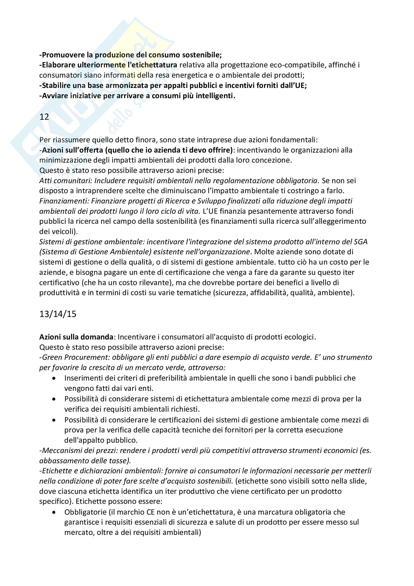 Appunti di Progettazione Eco-Sostenibile dei Prodotti e dei Processi Industriali Pag. 6