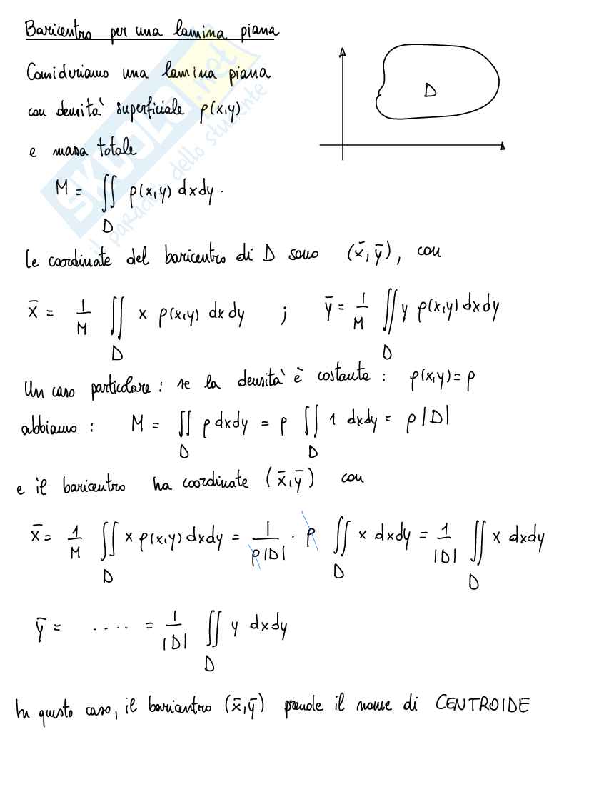 Integrazione per funzioni di più variabili Pag. 21