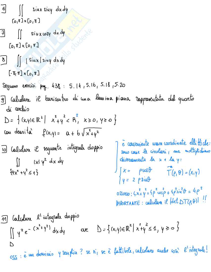 Integrazione per funzioni di più variabili Pag. 36