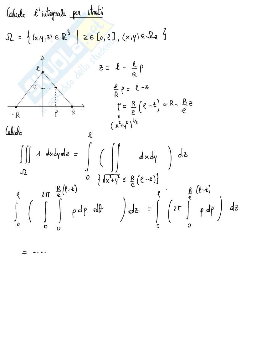 Integrazione per funzioni di più variabili Pag. 41