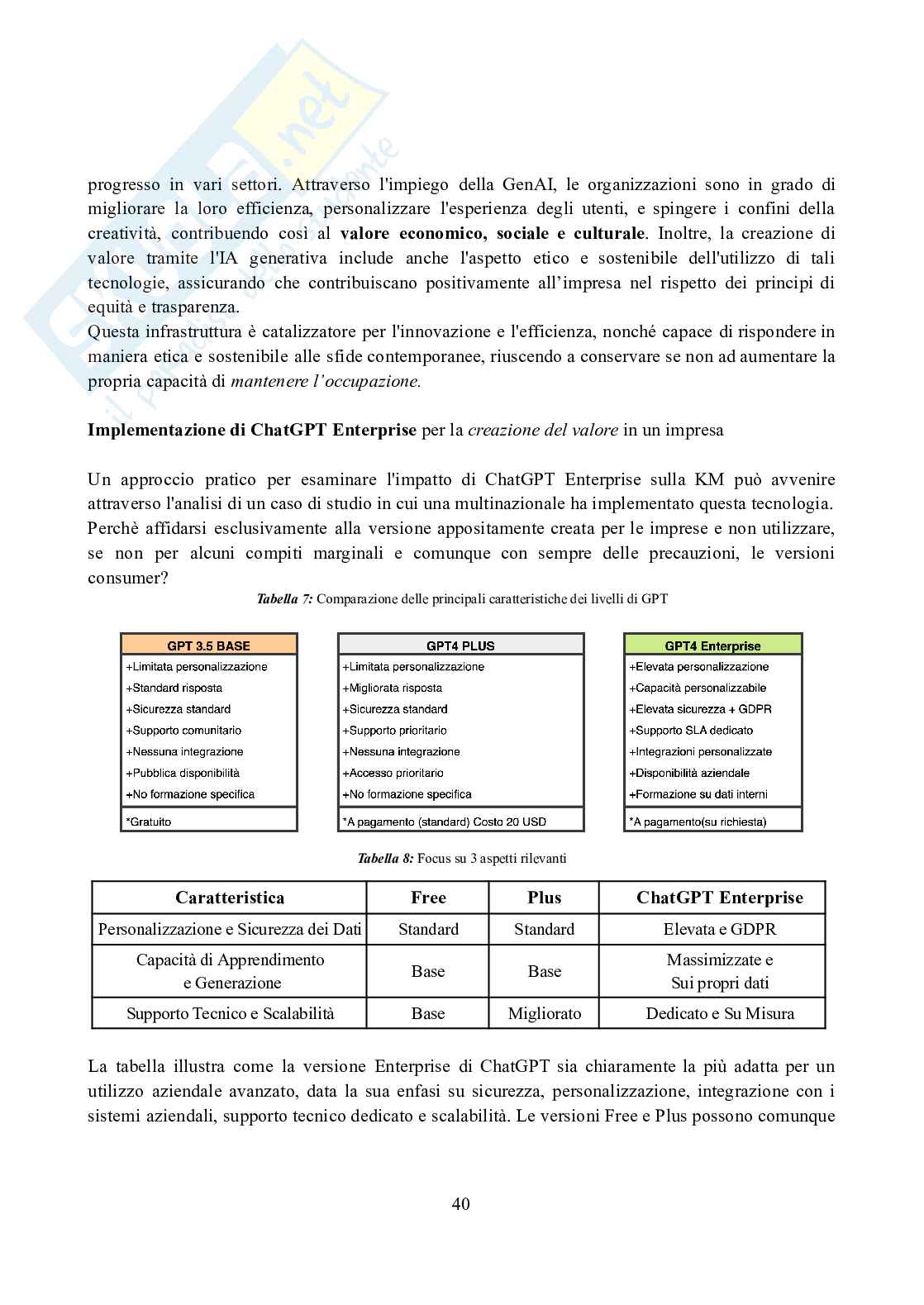 Knowledge Management e l’AI Generativa: L.L.M. Base Solutions Pag. 41