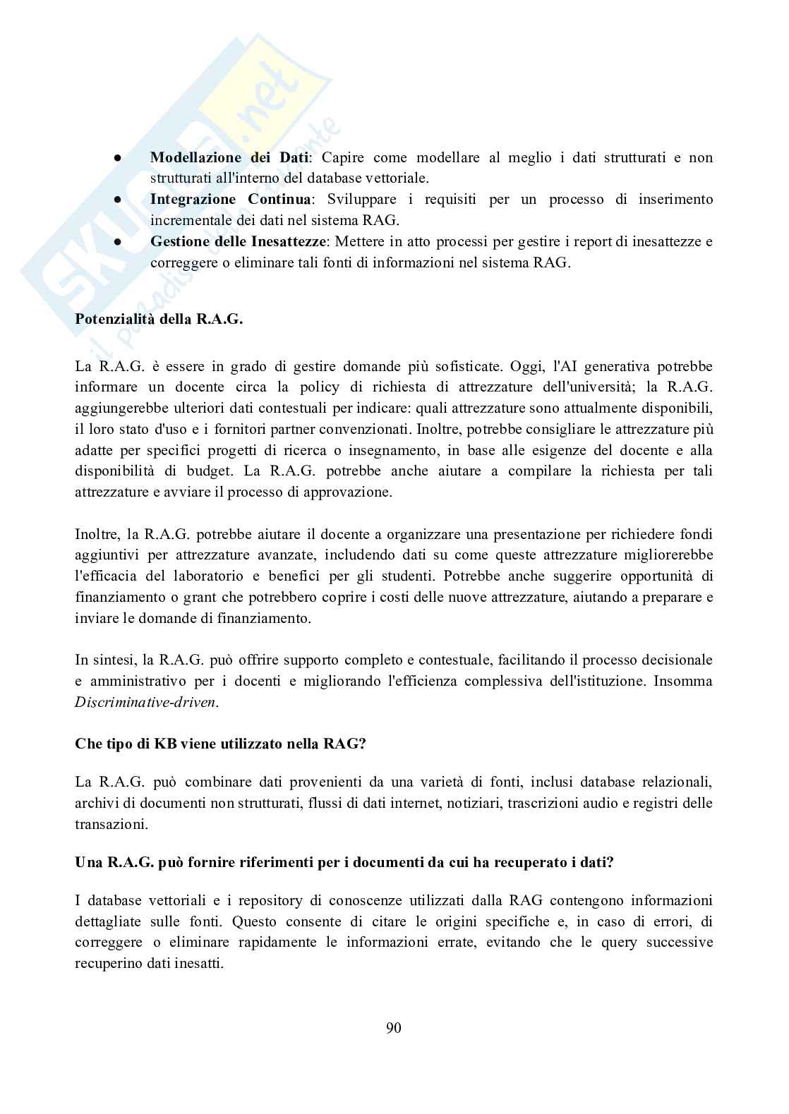 Knowledge Management e l’AI Generativa: L.L.M. Base Solutions Pag. 91