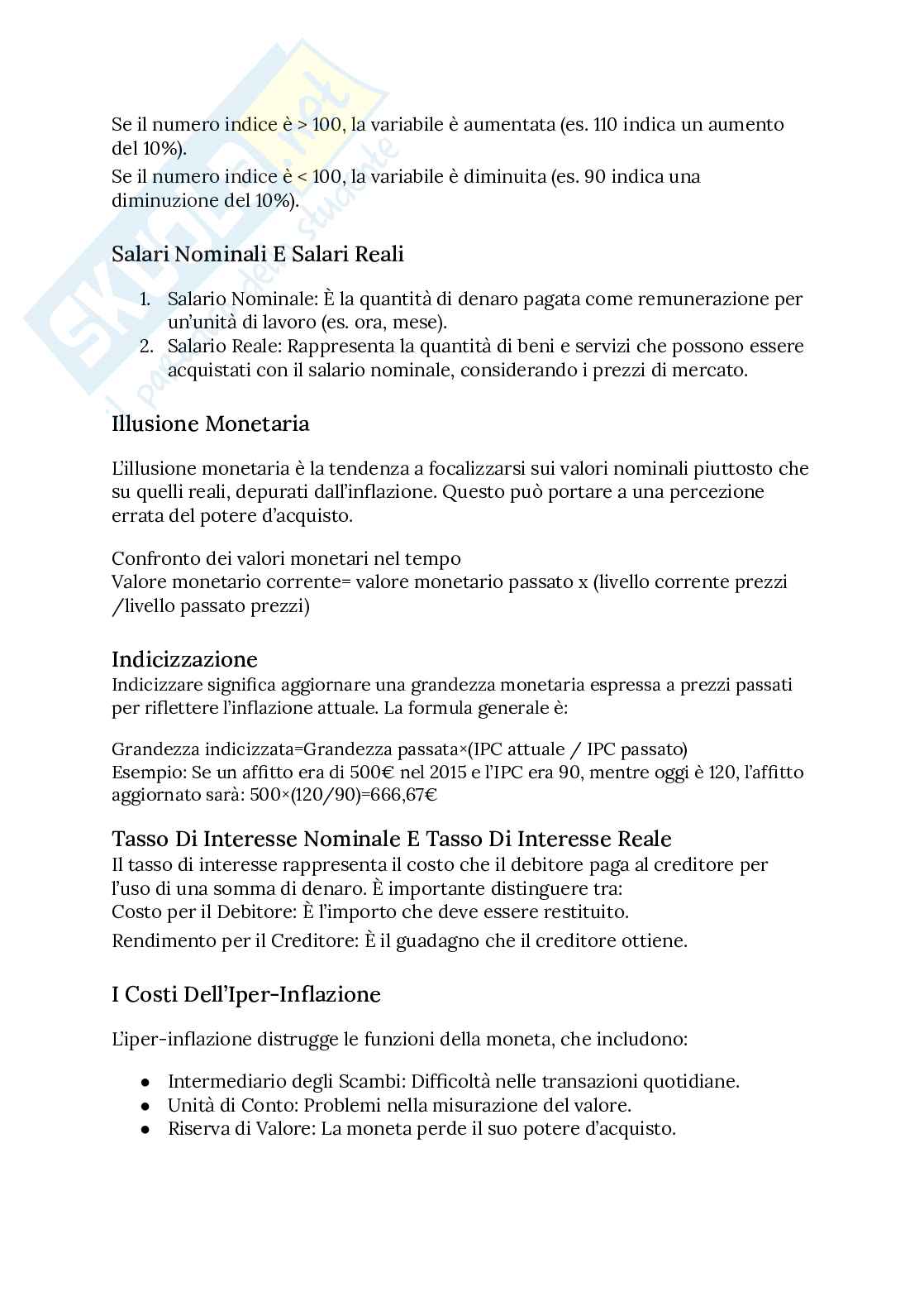 Riassunto esame Istituzioni di economia politica, Prof. Ferretti Fabrizio, libro consigliato Principi di economia (prima edizione italiana)  , Stevenson, Wolfers Pag. 46