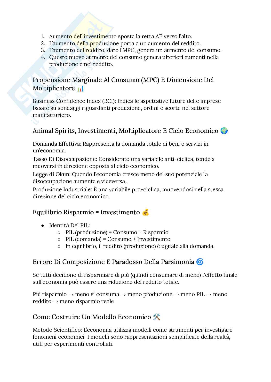 Riassunto esame Istituzioni di economia politica, Prof. Ferretti Fabrizio, libro consigliato Principi di economia (prima edizione italiana)  , Stevenson, Wolfers Pag. 61