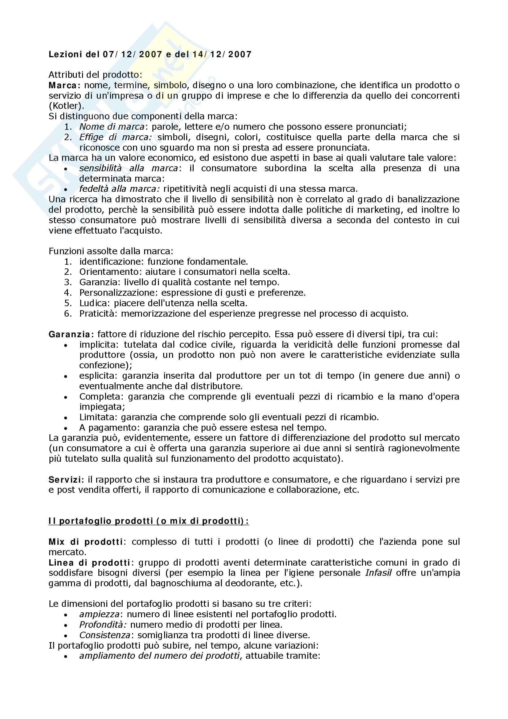 Marketing II Pag. 1