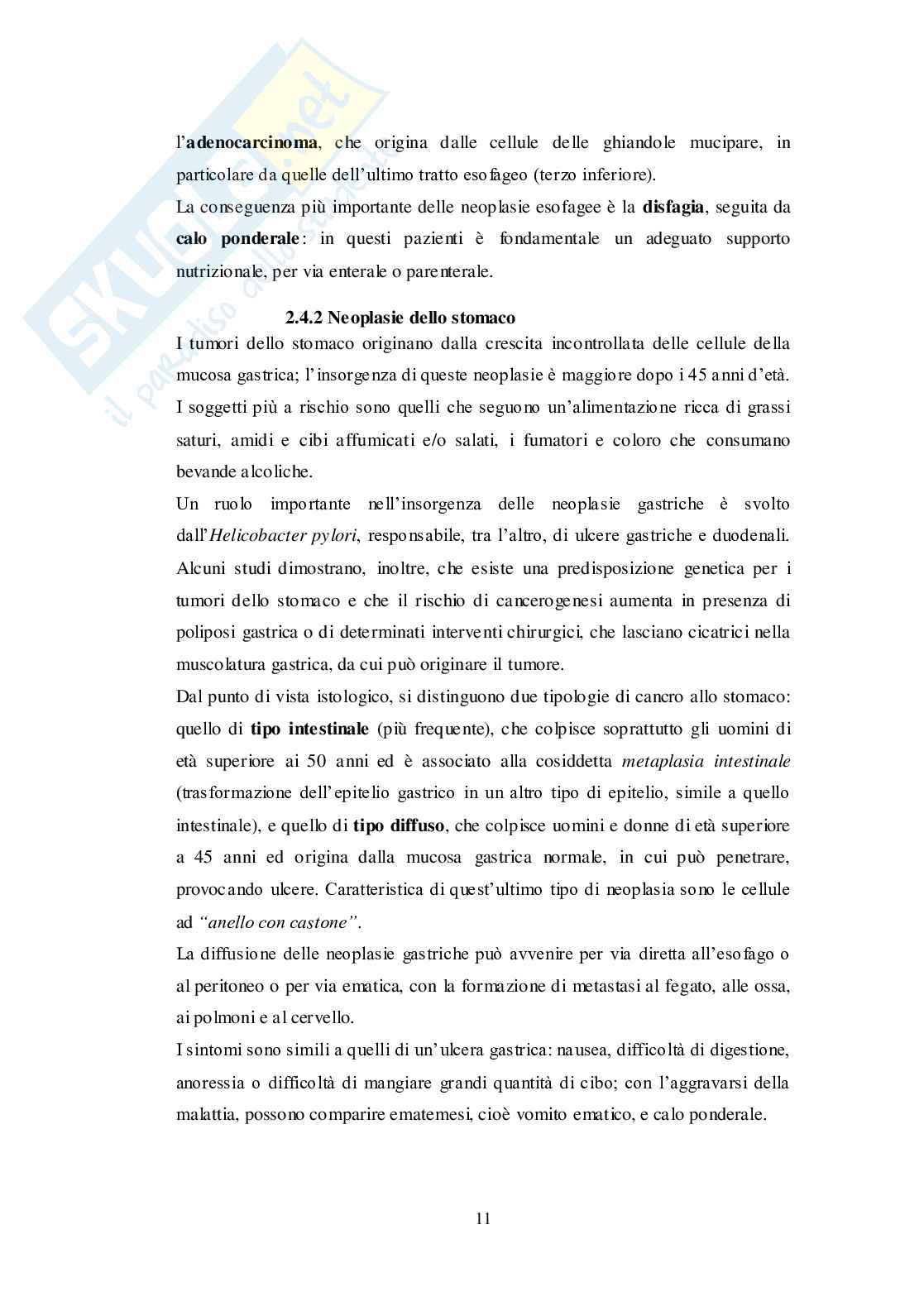 Ruolo della nutrizione nel trattamento del paziente neoplastico Pag. 16