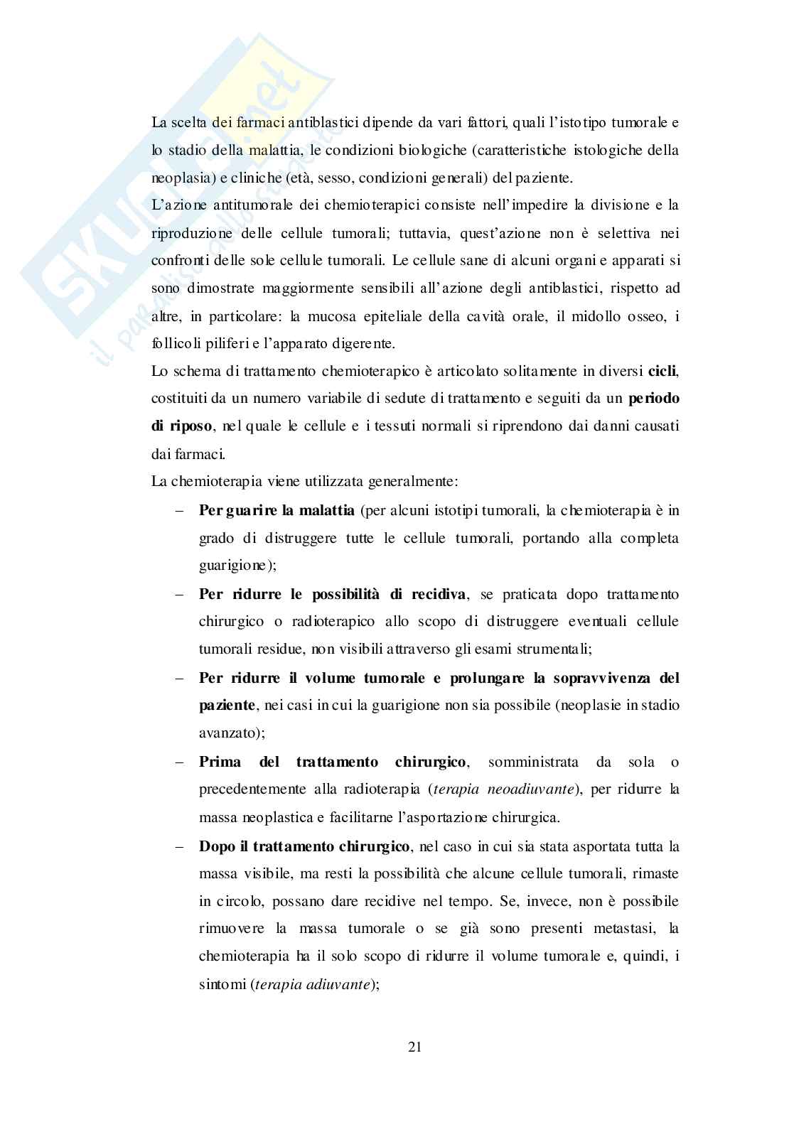 Ruolo della nutrizione nel trattamento del paziente neoplastico Pag. 26
