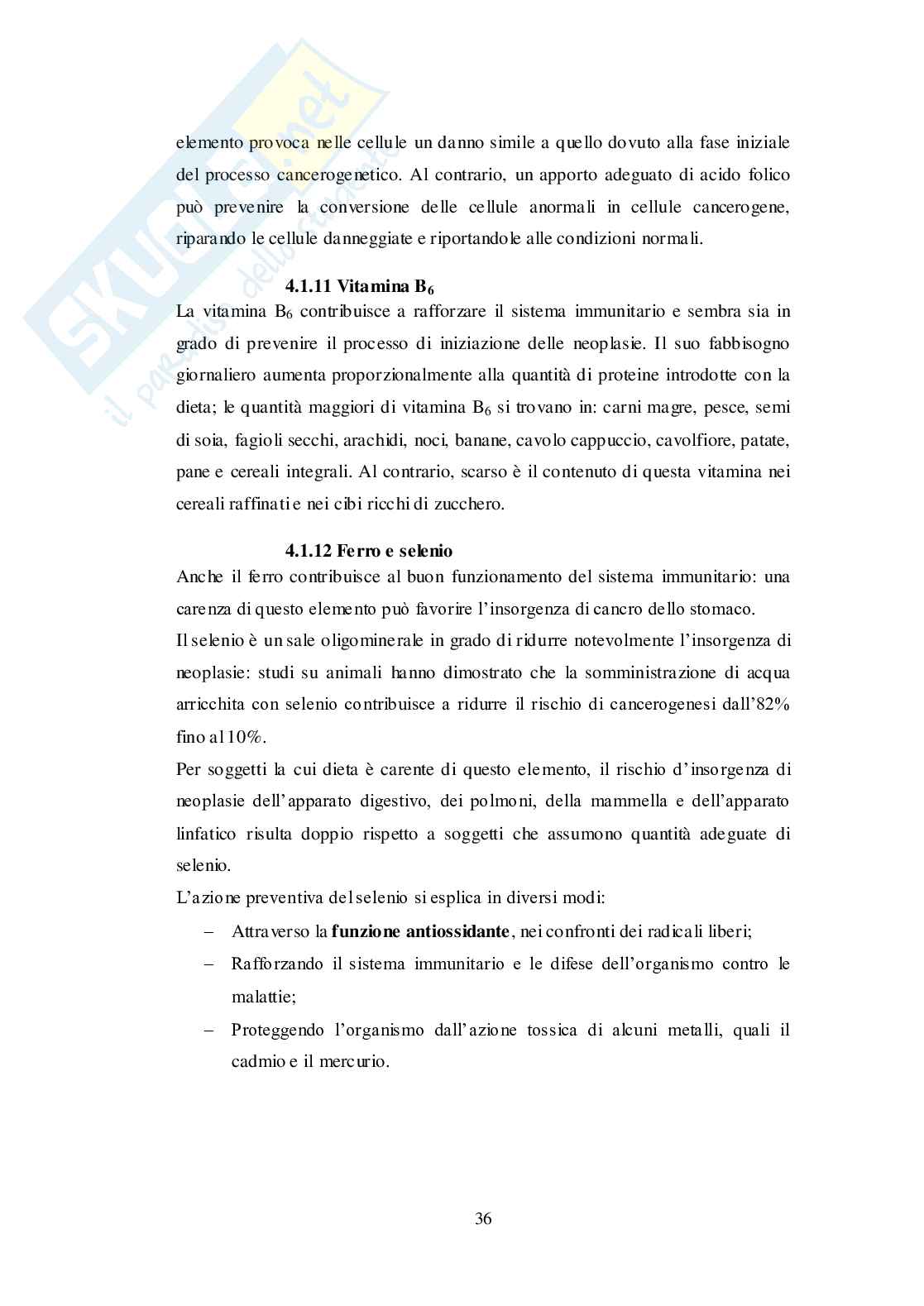 Ruolo della nutrizione nel trattamento del paziente neoplastico Pag. 41