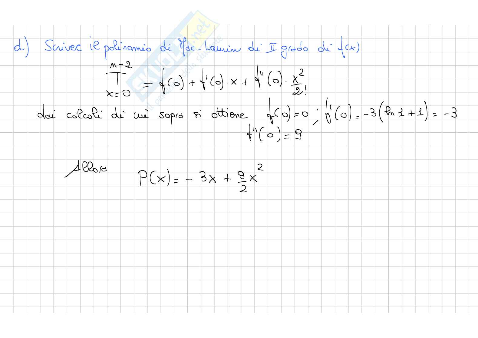 Esercizi di Matematica generale Pag. 16