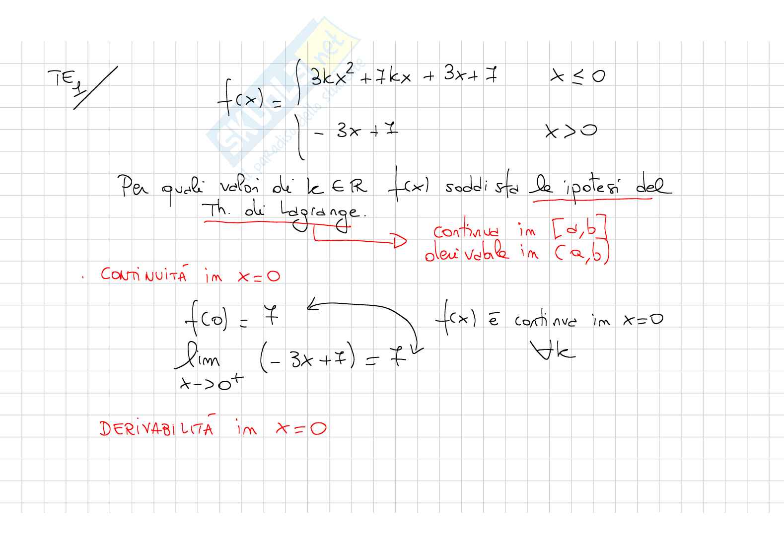 Esercizi di Matematica generale Pag. 2