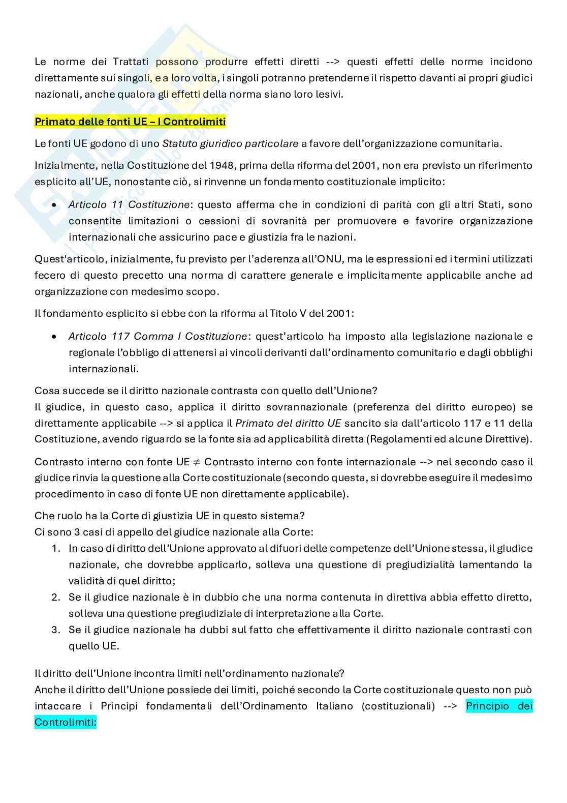 Riassunto esame Diritto Costituzionale, Prof. Biondi Francesca, libro consigliato Diritto costituzionale, Martines  Pag. 51