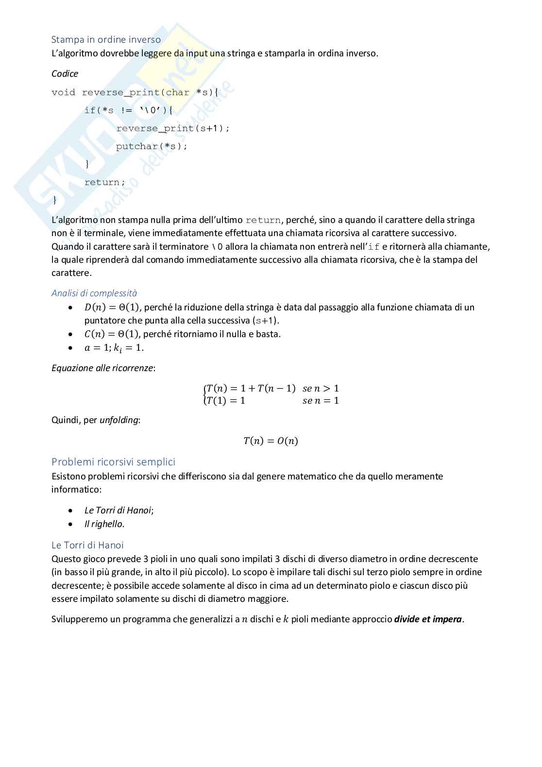 Appunti del corso di Algoritmi e programmazione Pag. 56