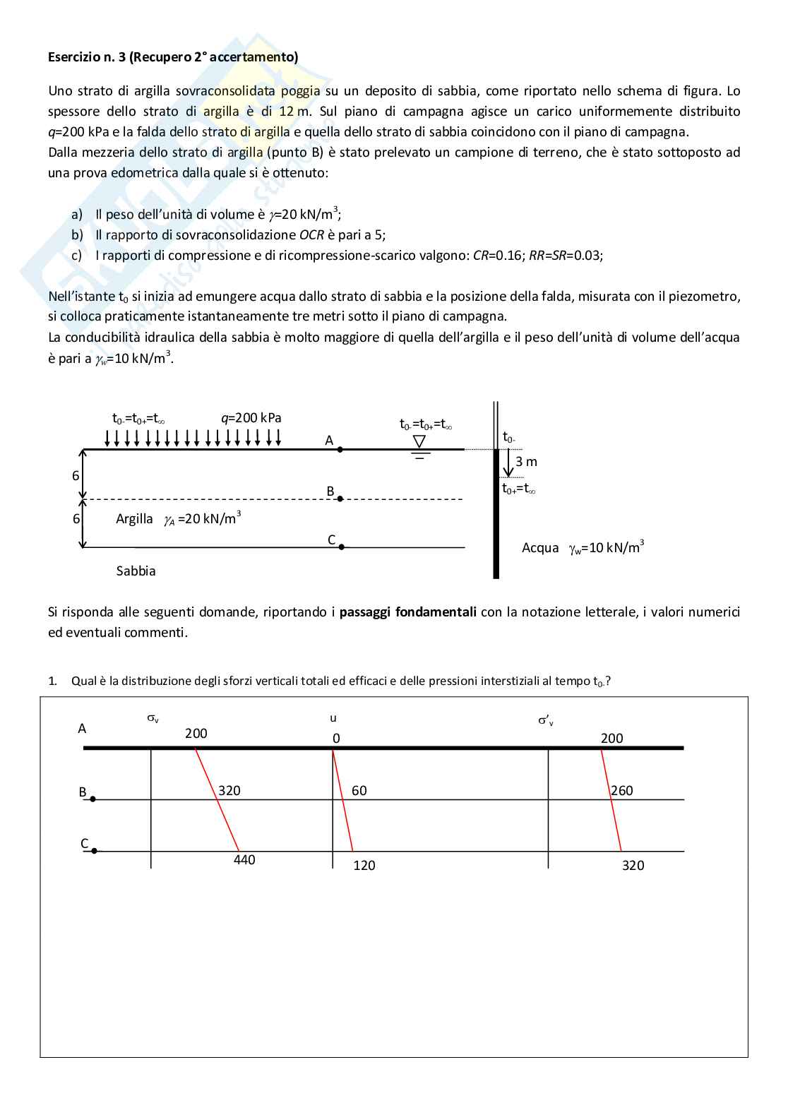 Esami svolti Geotecnica Pag. 6