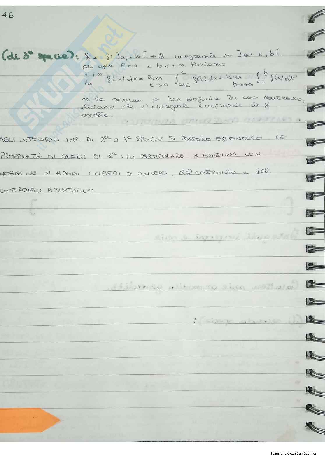 Appunti Teoria Analisi matematica 1 Pag. 46