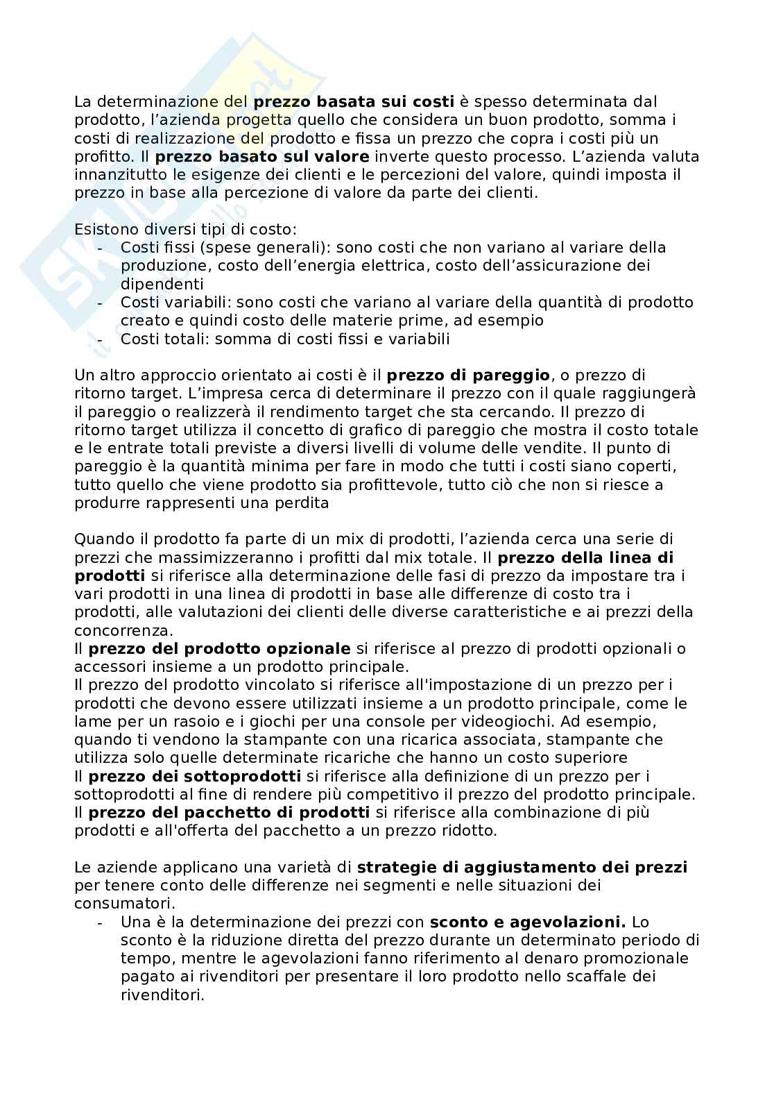 Modelli di marketing Pag. 16