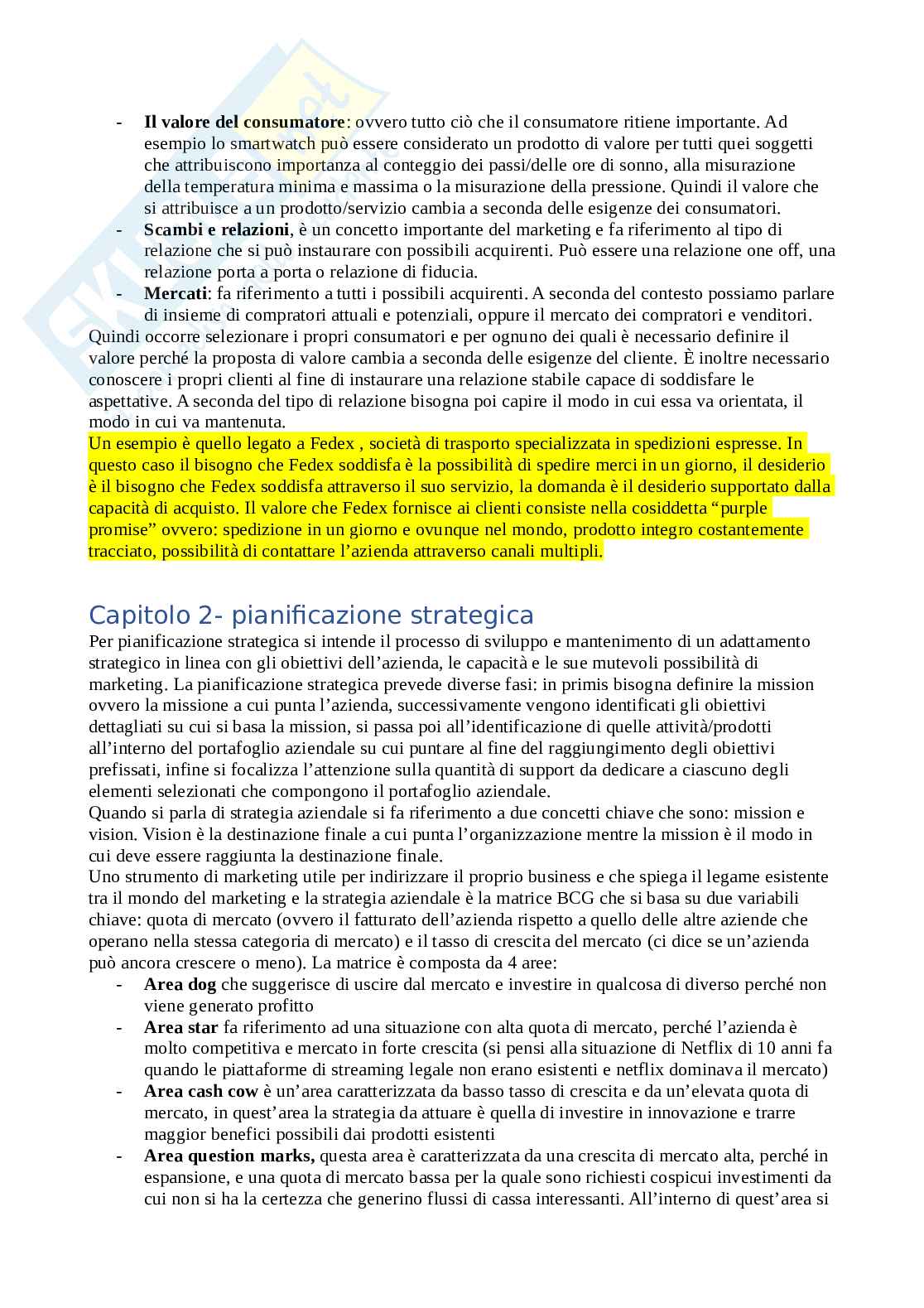 Modelli di marketing Pag. 2