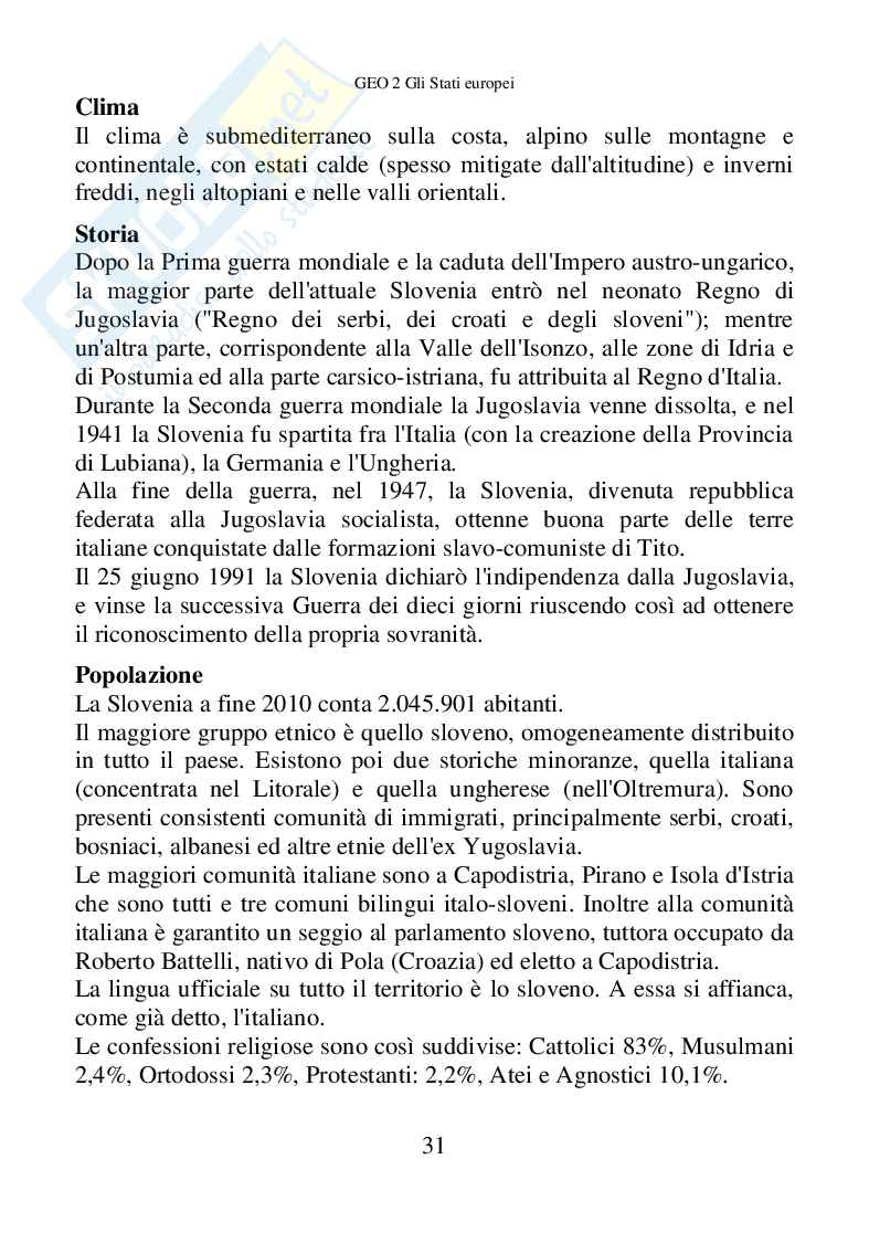 Geo 2, Gli stati europei (seconda media) Pag. 31