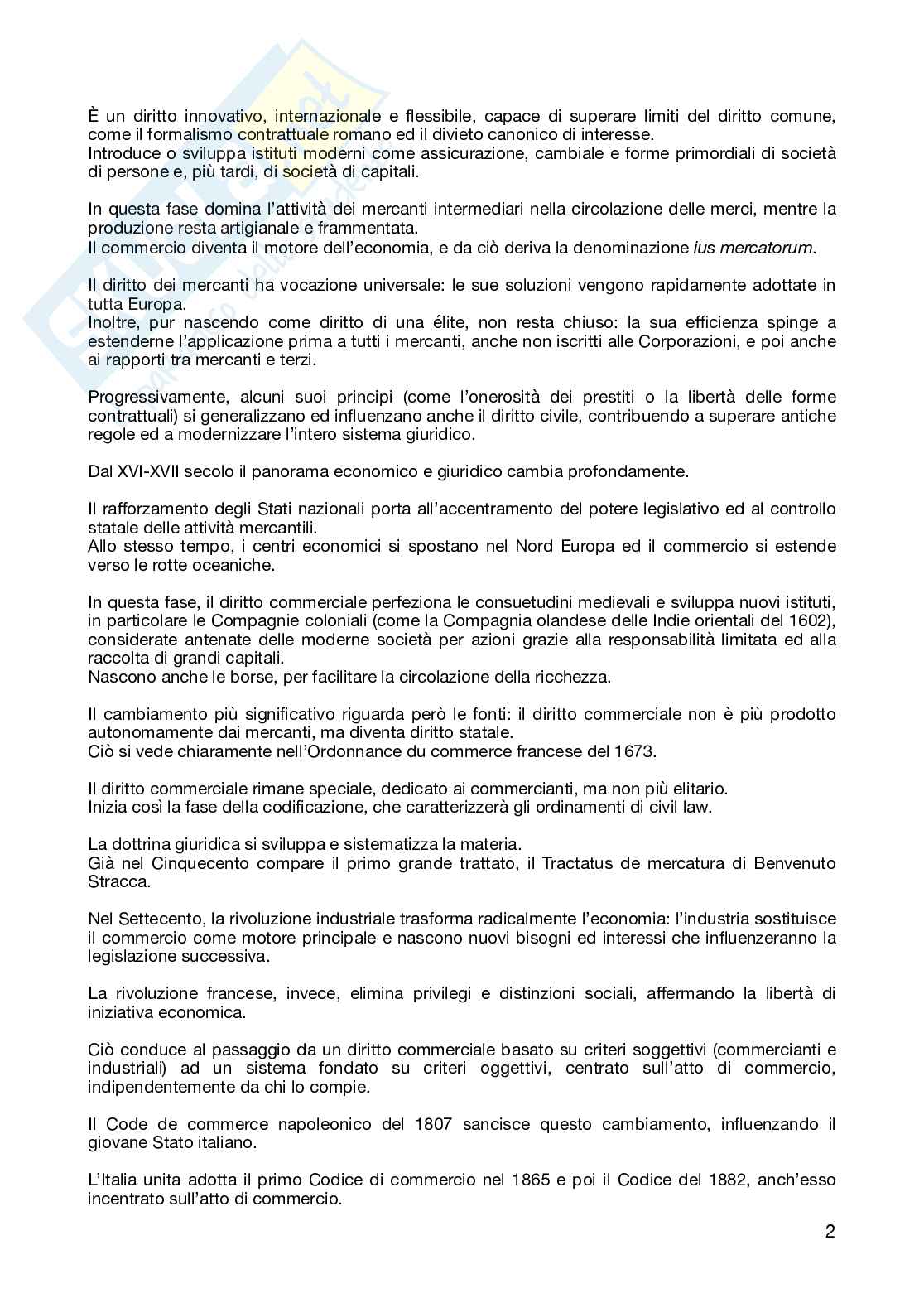 Diritto commerciale  Pag. 2