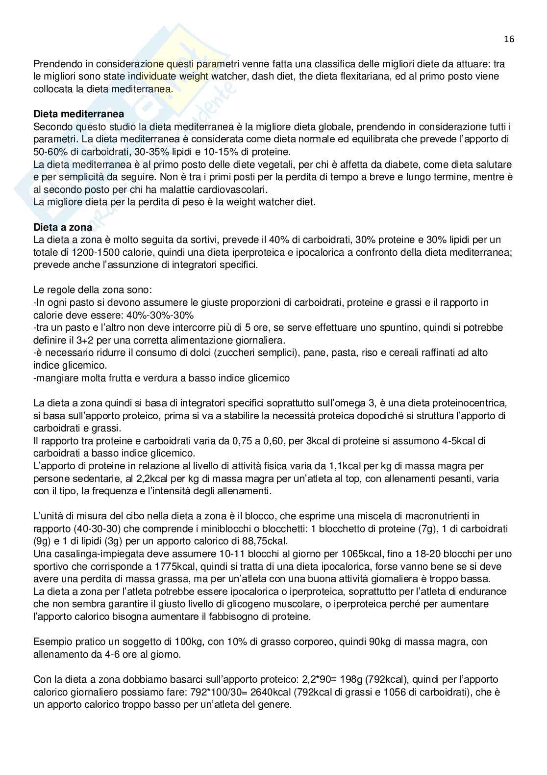 Medicina dello sport Pag. 16