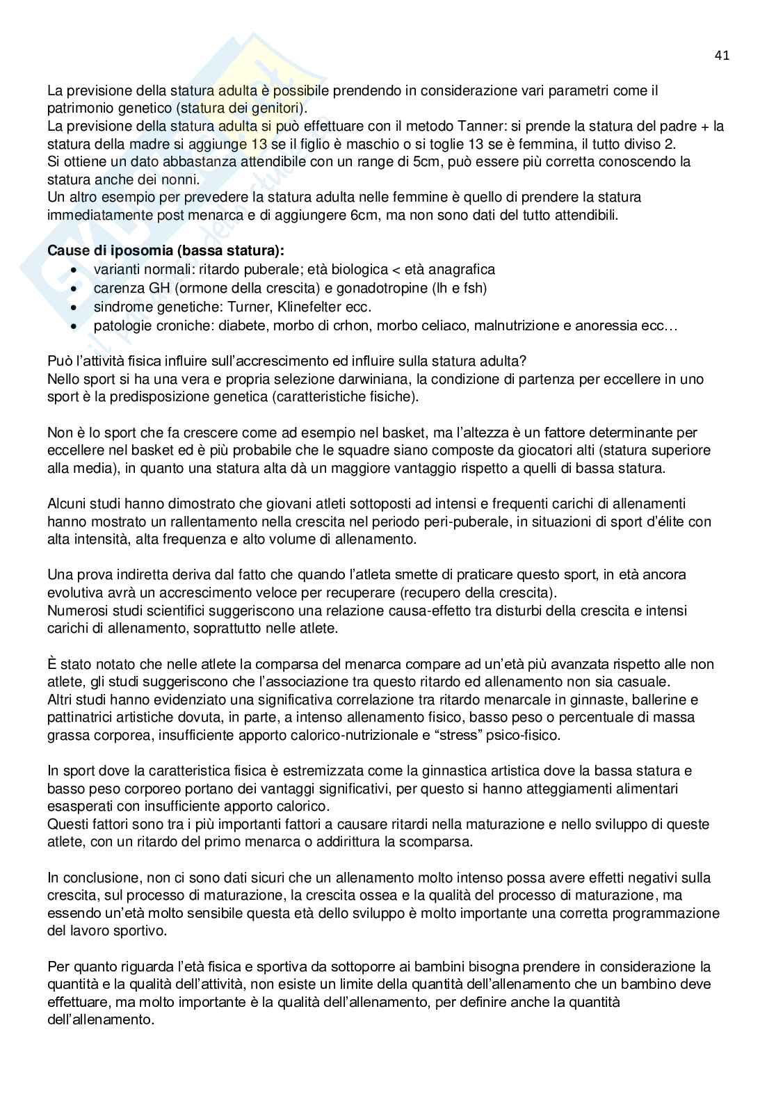 Medicina dello sport Pag. 41