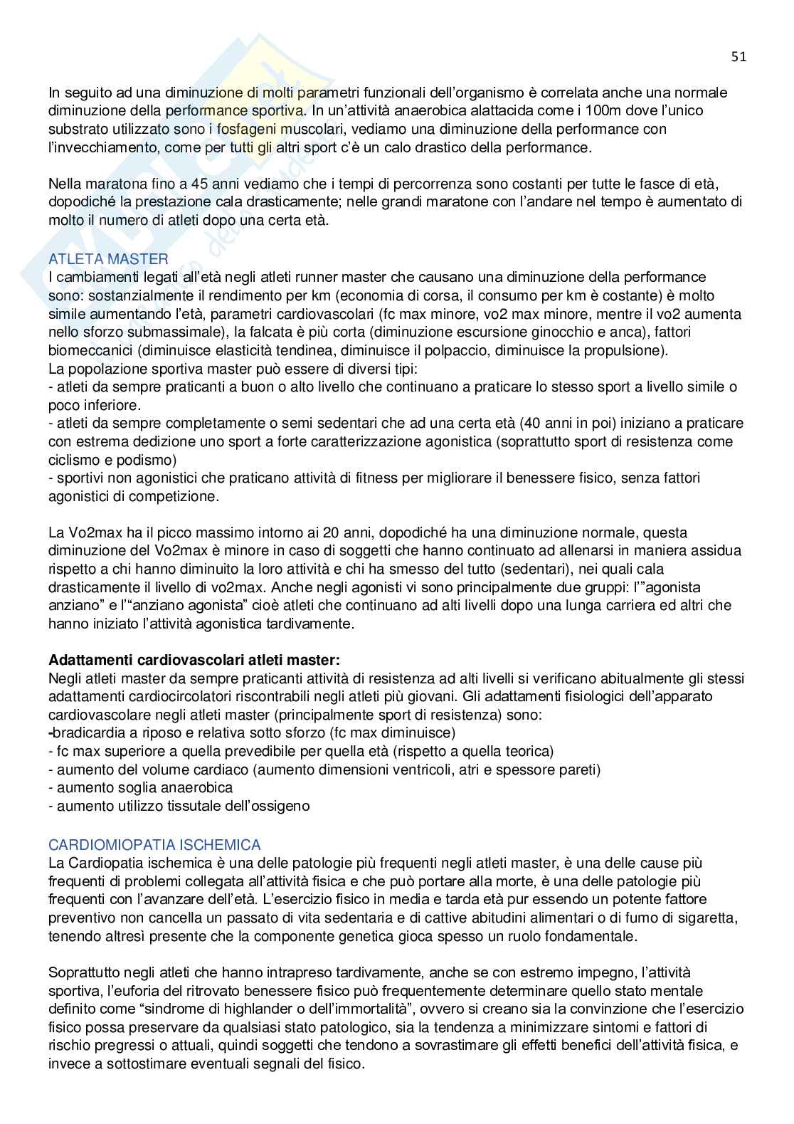 Medicina dello sport Pag. 51