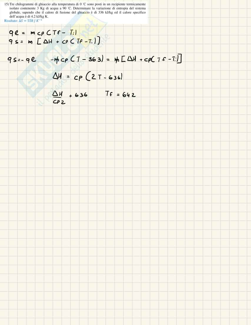 Esercizi svolti Chimica fisica 1 Pag. 2