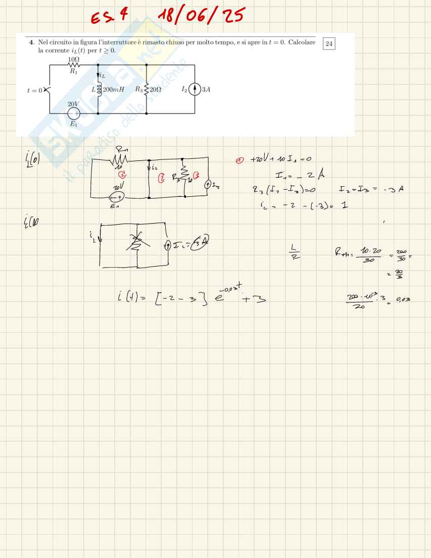 Esercizi Elettrotecnica Pag. 6
