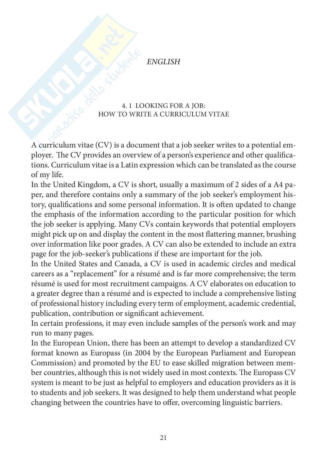 Diritto alla formazione - Tesina per Istituto tecnico commerciale Pag. 21