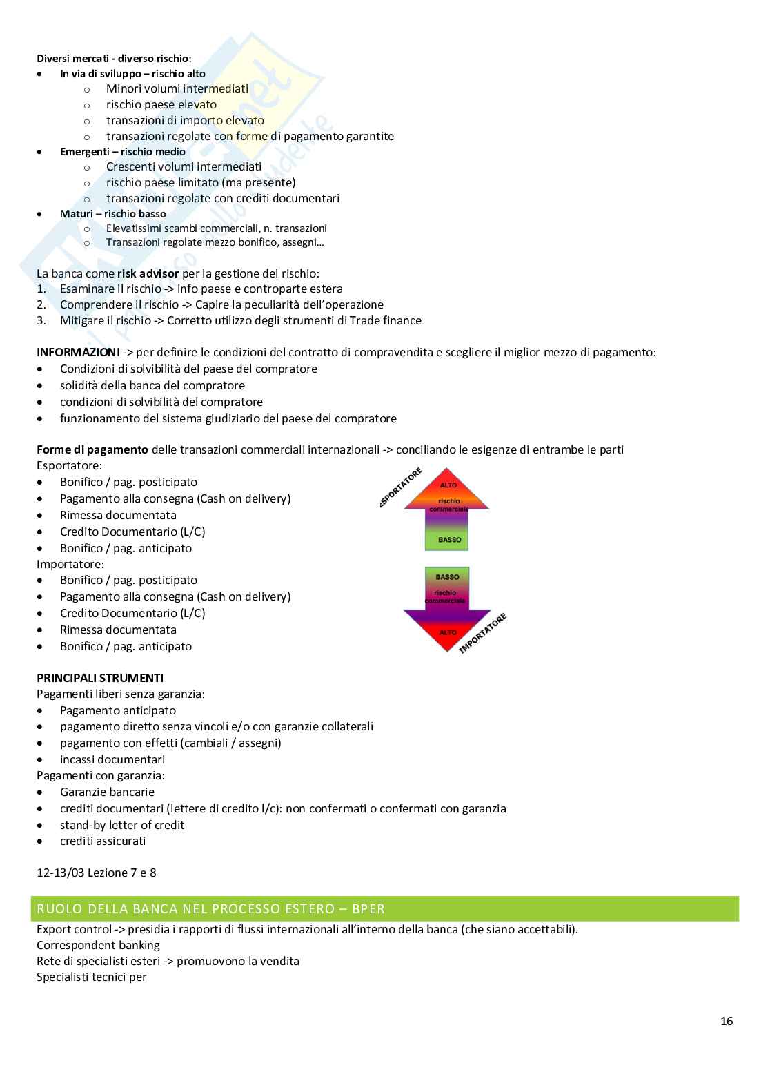 Marketing internazionale II  Pag. 16