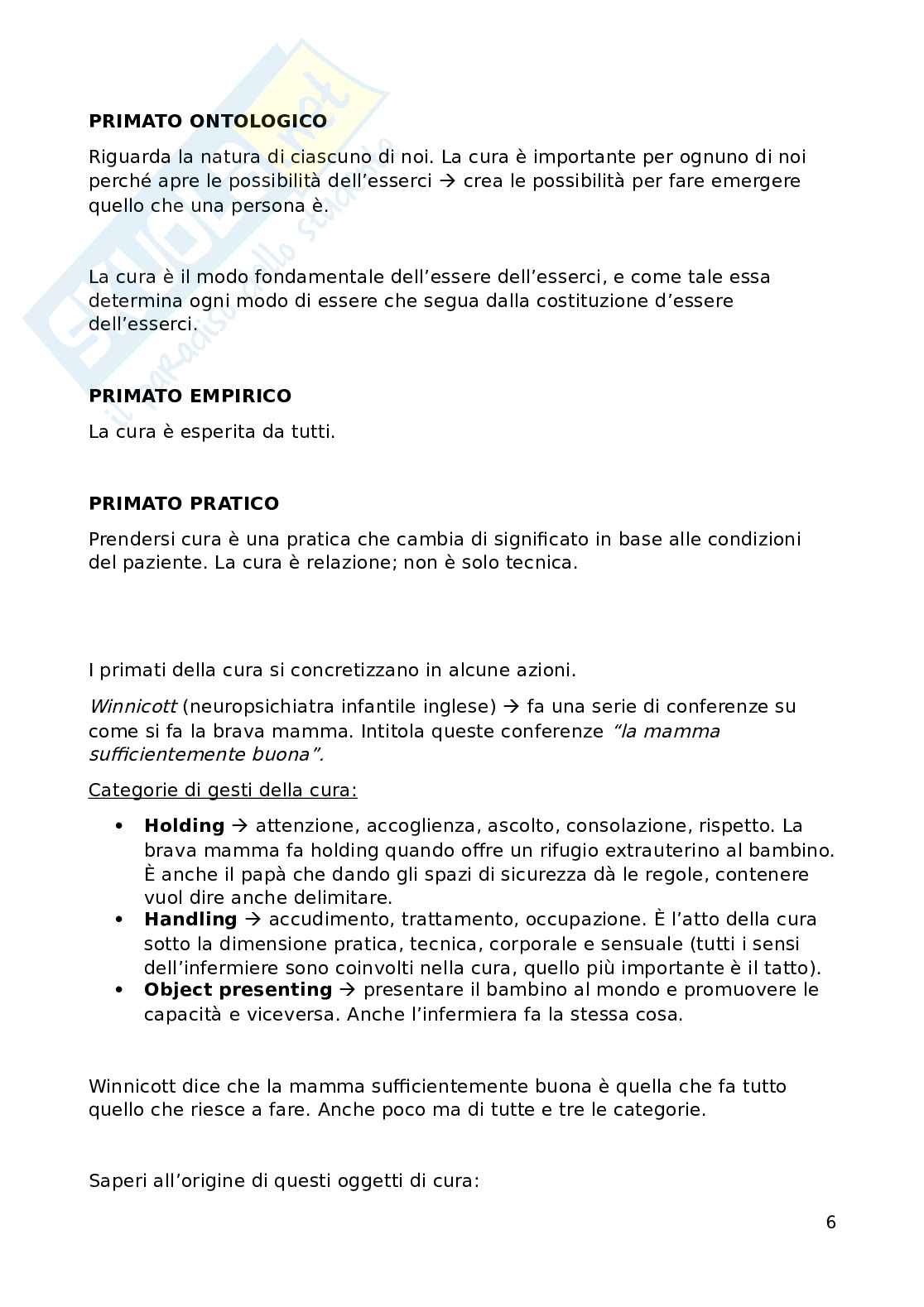 Infermieristica generale, clinica e metodologia applicata Pag. 6