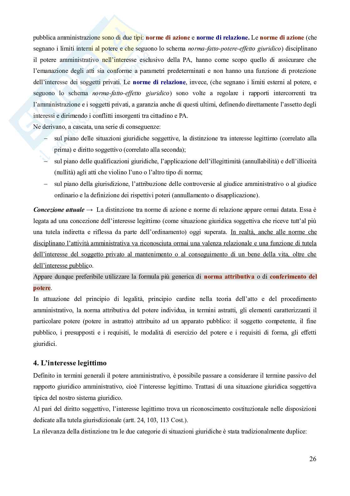 Riassunto esame Diritto Amministrativo, Prof. Ramajoli Margherita, libro consigliato Manuale di giustizia amministrativa, 3^ edizione (2025), Clarich Pag. 26