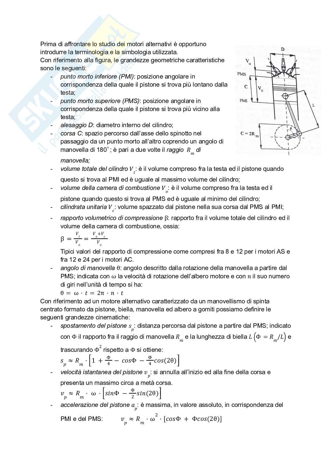 Motori a combustione interna (MCI) Pag. 1