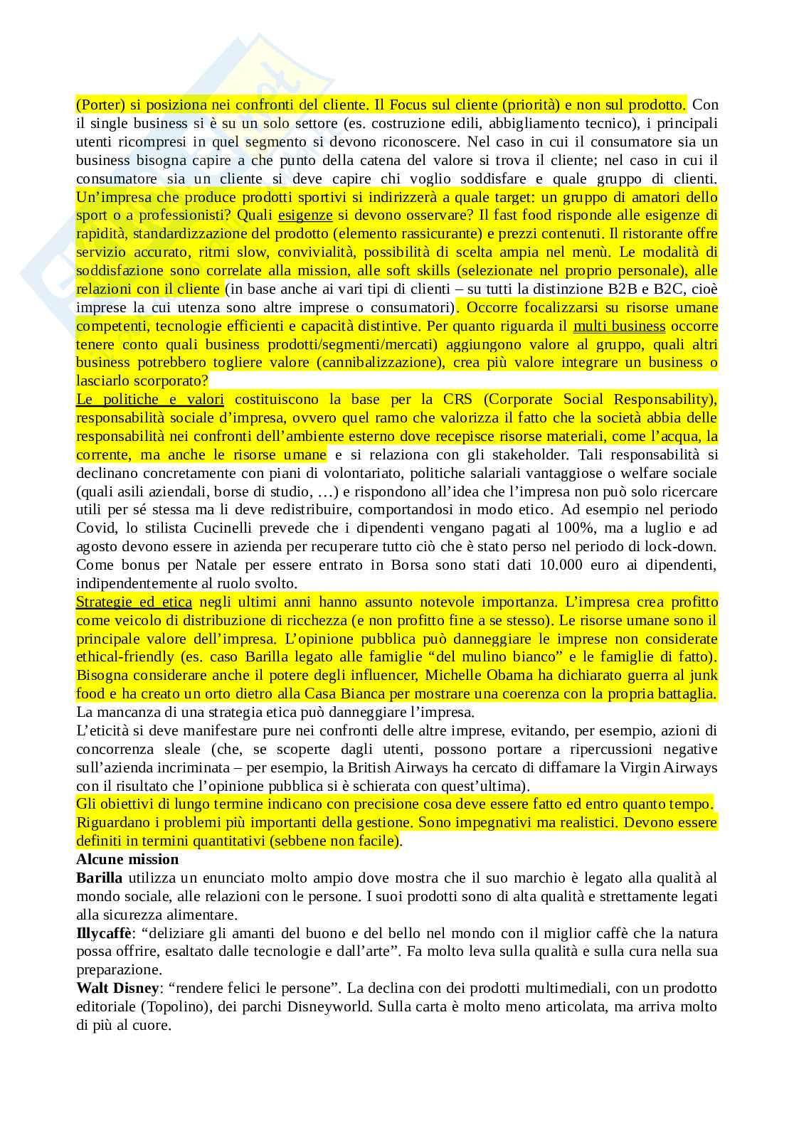 Economia aziendale e strategie d'impresa Pag. 41