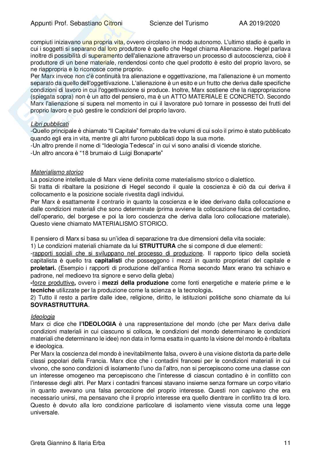 Appunti di Sociologia della comunicazione e del turismo Pag. 11