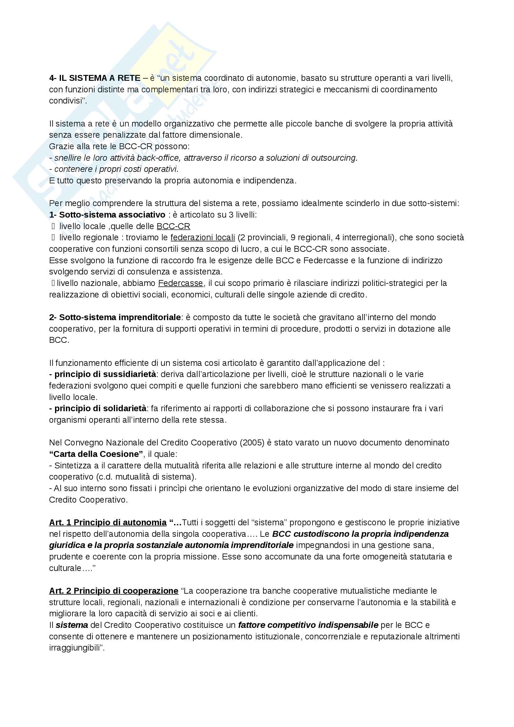 Riassunti esame di Intermediari Finanziari, prof. L.Gai, F.Ielasi. Libro consigliato Lineamenti di gestione bancaria, L.Gai Pag. 76
