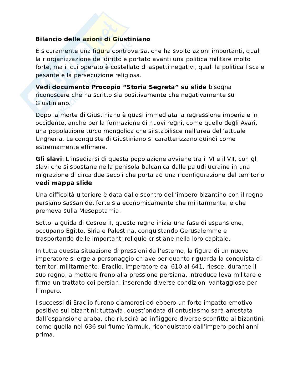 Impero d'Oriente - Storia medievale Pag. 6