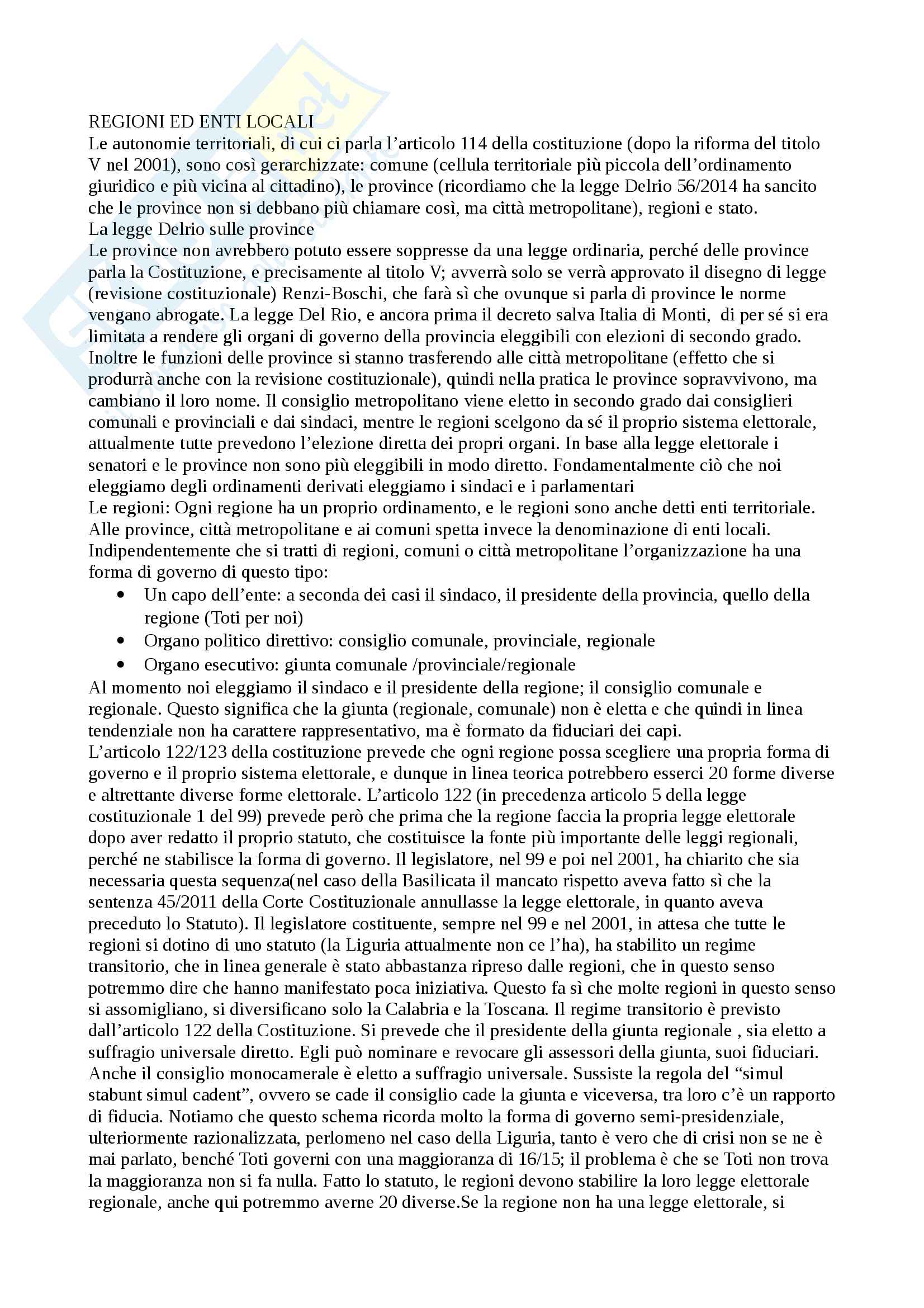 Diritto costituzionale Pag. 16