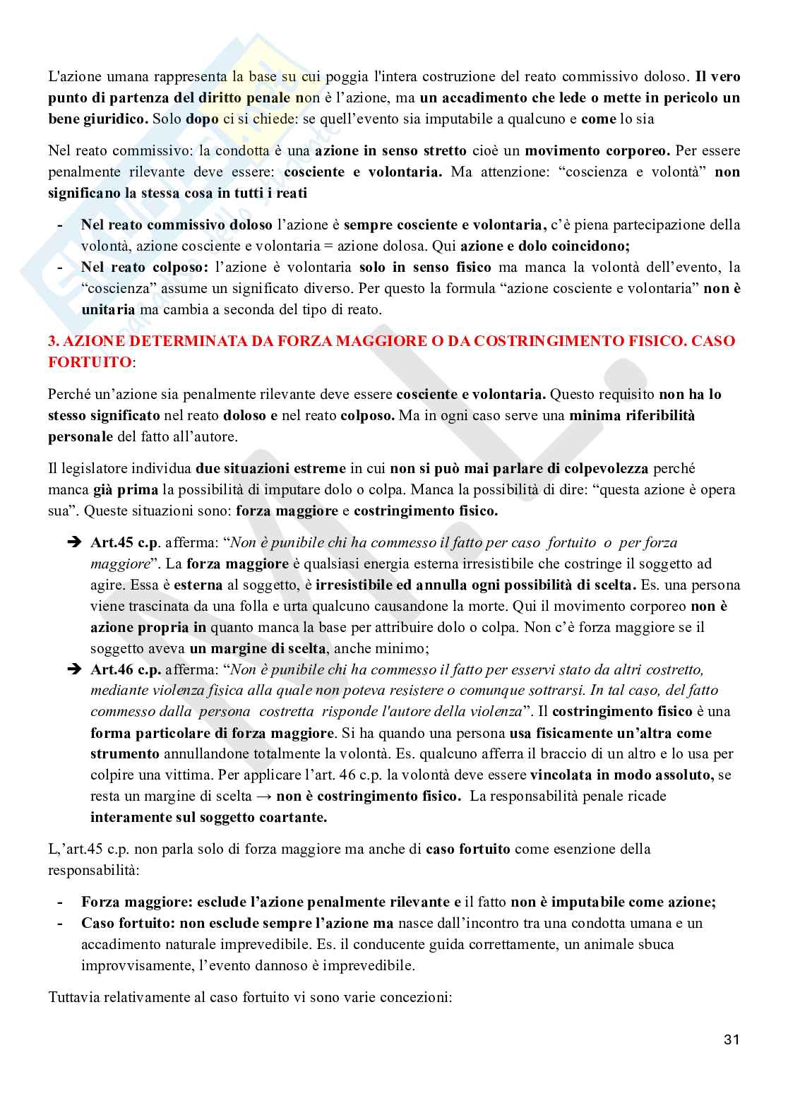 Riassunto esame Diritto penale , Prof. Schiaffo Francesco, libro consigliato Manuale di diritto penale, Fiandaca Pag. 31