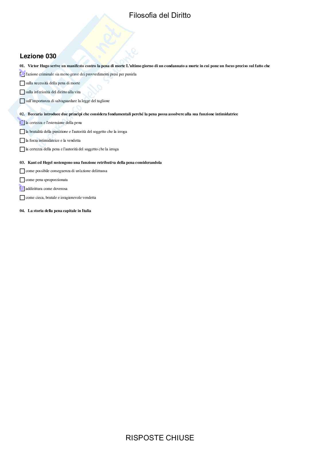 Filosofia del diritto - Paniere compilato Pag. 31