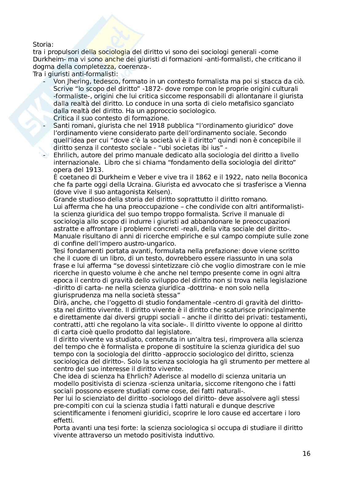 Appunti di sociologia del diritto  Pag. 16