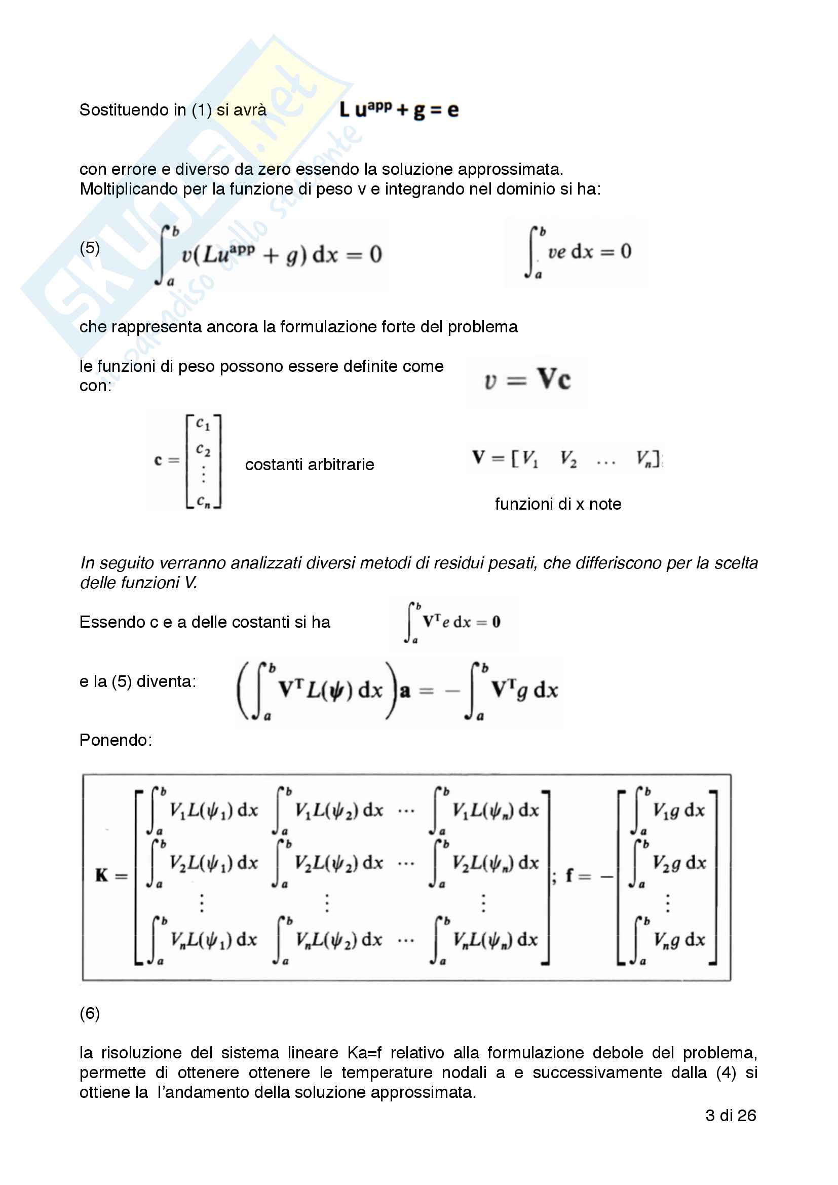 Esercitazioni: travi reticolari, FEM calore 1-2D Pag. 21