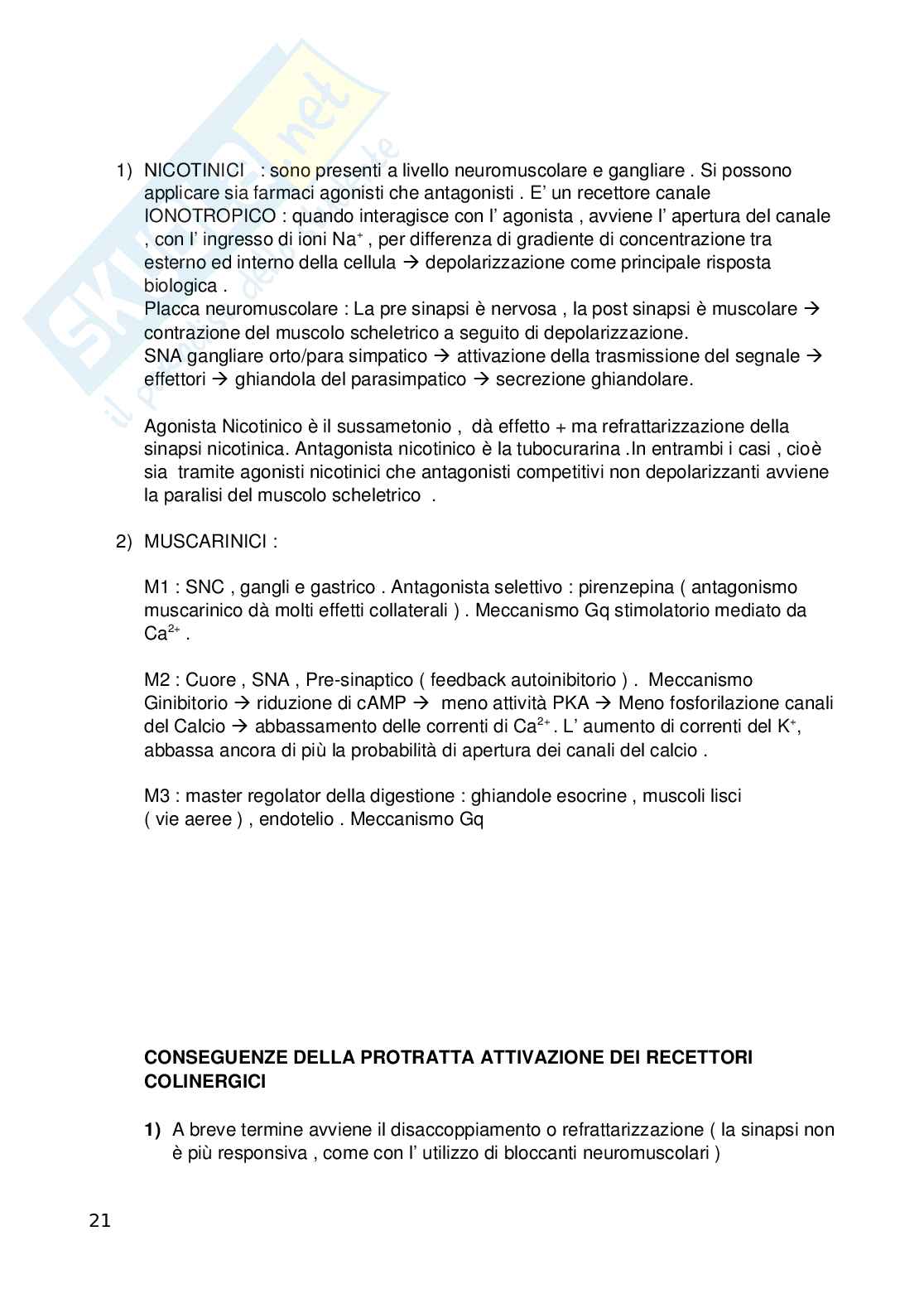 Farmacoterapia + Integrazioni Pag. 21