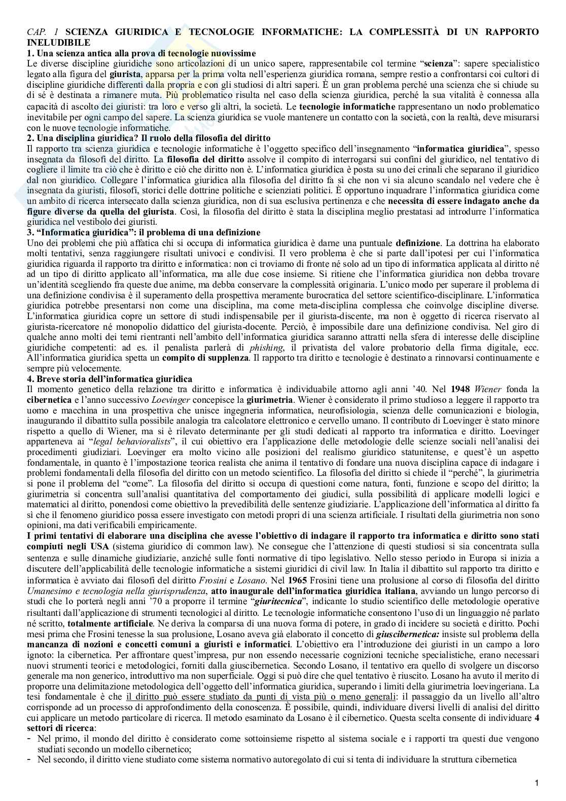 Materiali Informatica giuridica Pag. 1