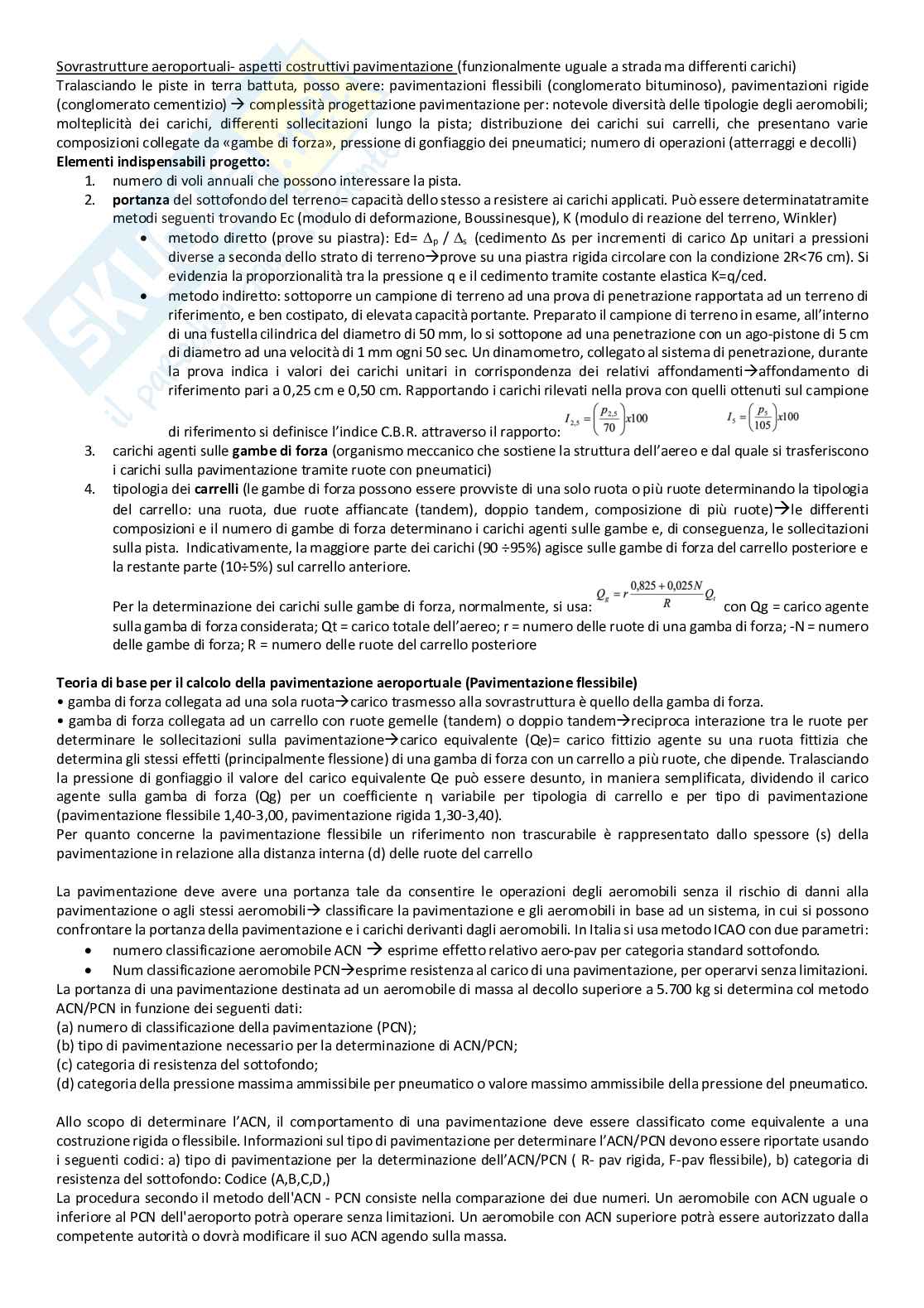 Riassunti - Progettazione di sistemi e infrastrutture di trasporto Pag. 6