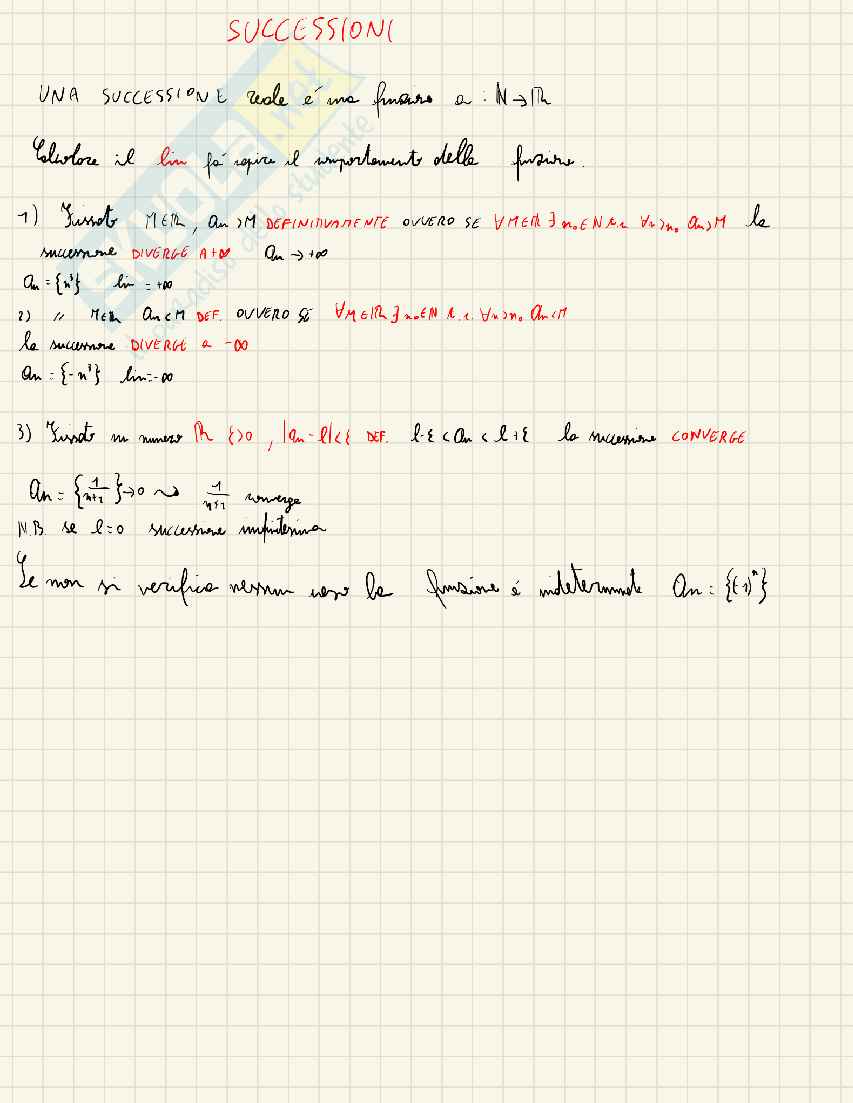 Appunti Analisi matematica 1 Pag. 2